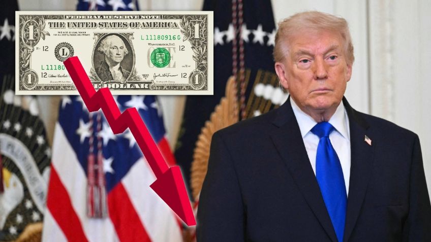 Caida del dolar por Aranceles Trump