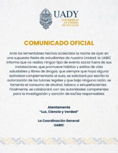 Detienen a más de 30 estudiantes del bachillerato de la Universidad Autónoma de Yucatán por participar en la fiesta Freedoms Sex