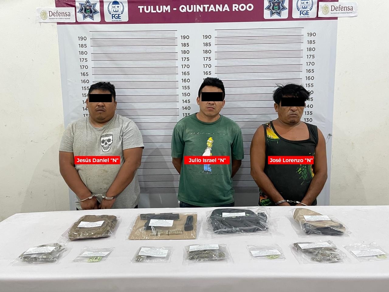 DETENIDOS EN TULUM