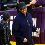 Denzel Washington y LeBron James protagonizan emotivo saludo en juego de los Lakers