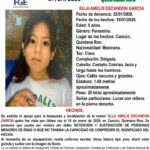 Buscan a Ella Amelie Escandón García en Cancún tras reporte de desaparición