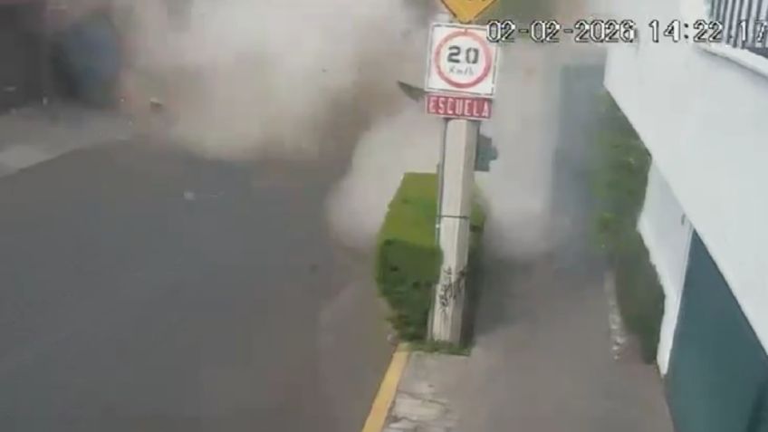 Explota vivienda en la alcaldía Álvaro Obregón; el hecho, que fue captado en video, provocó daños severos y movilización de emergencia