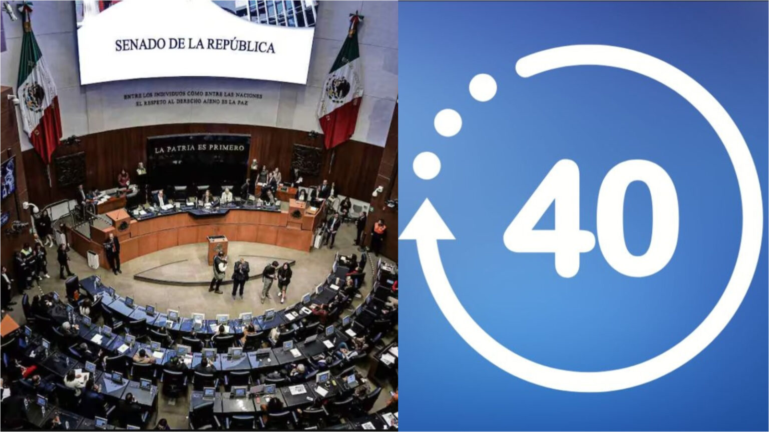 Senado aprueba en lo general jornada laboral de 40 horas en México