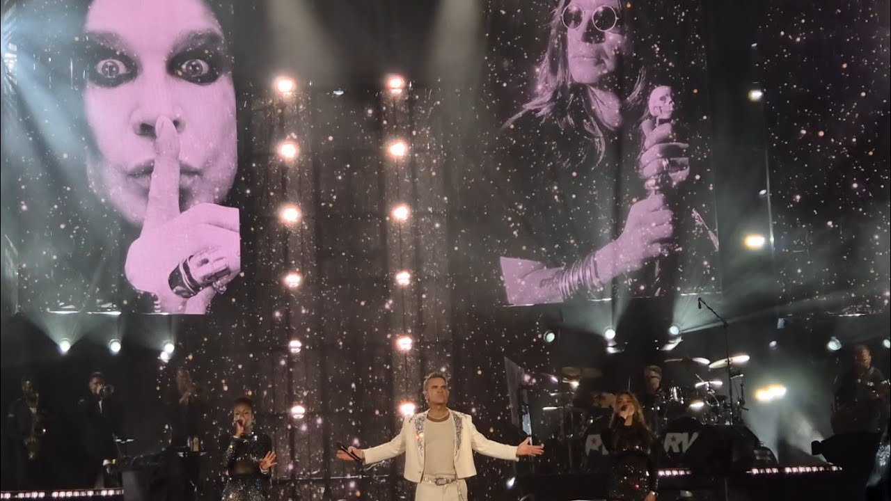 Robbie Williams homenajea a Ozzy Osbourne en los BRIT Awards