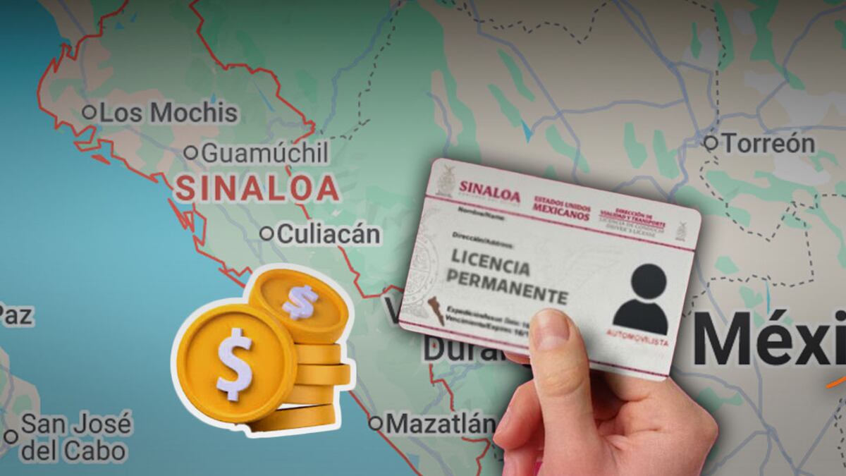 Licencia de moto permanente en Sinaloa
