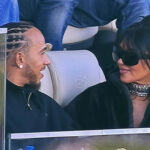 Kim Kardashian y Lewis Hamilton acaparan las miradas en el Super Bowl 2026