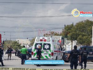 Reportan lesionado por arma de fuego en la Supermanzana 247 de Cancún