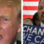 Trump presume que siempre ayudó a Jesse Jackson, pese a que los de izquierda lo llaman racista