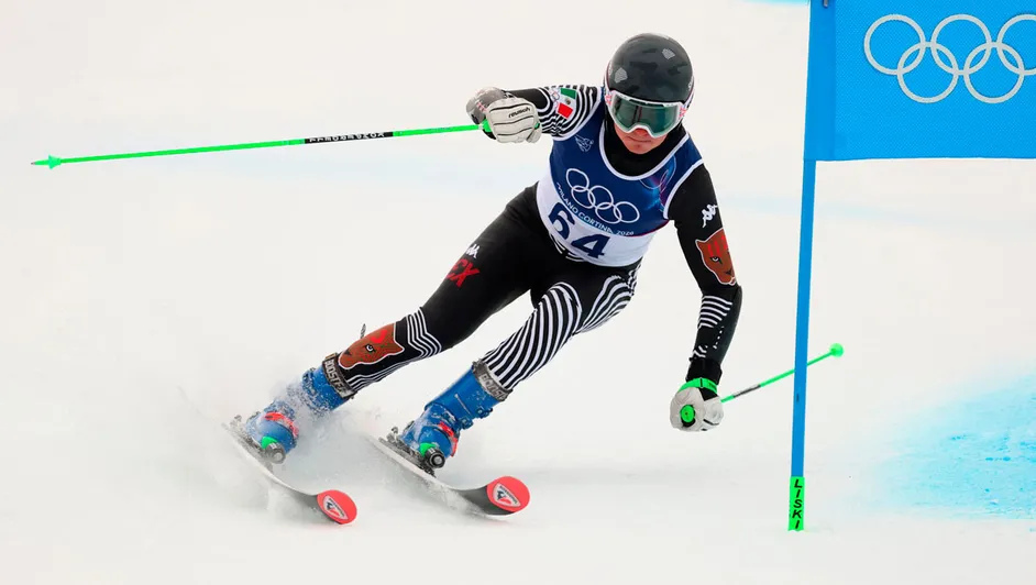 Lasse Gaxiola en los Juegos Olimpicos de Invierno