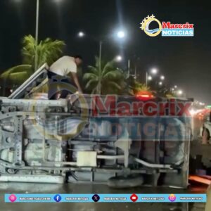 Accidente vial en la Colosio