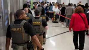 Mantendrán a los agentes del ICE en aeropuertos ante crisis operativa en Estados Unidos