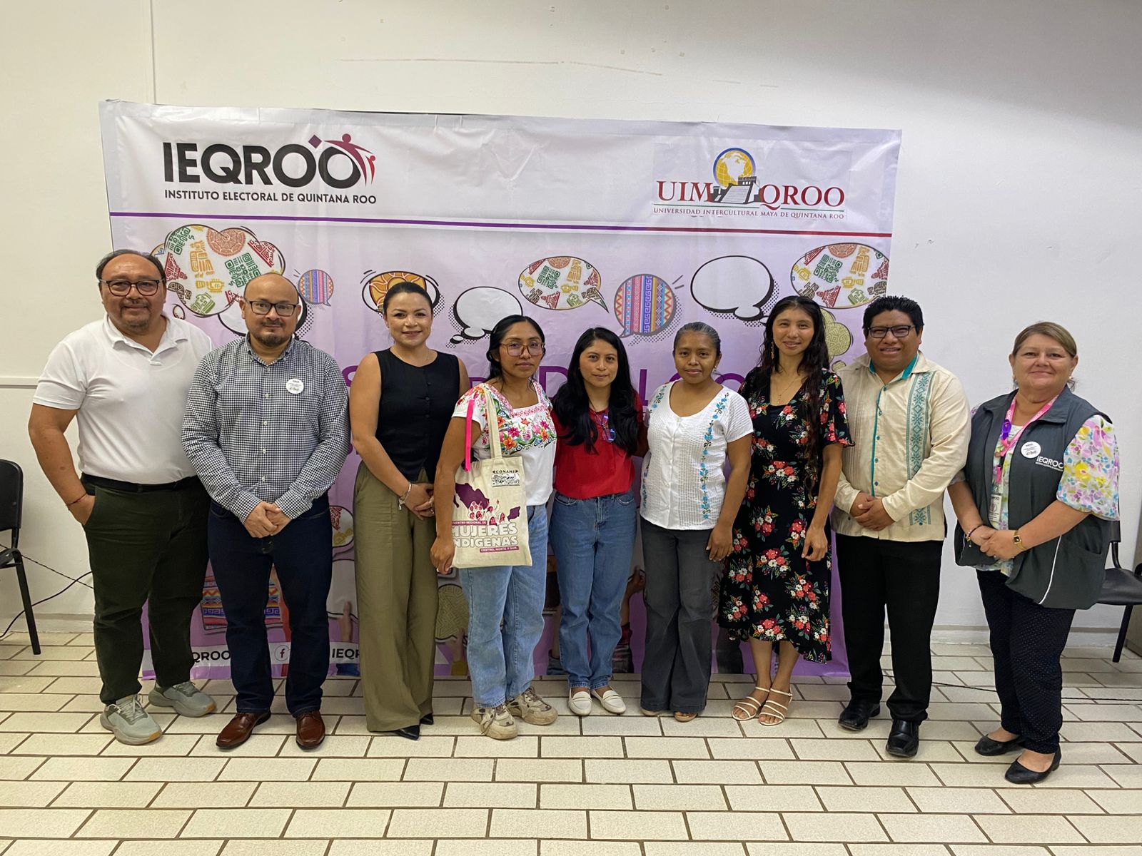 INMAYA participa como intérprete en mesas de diálogo del IEQROO