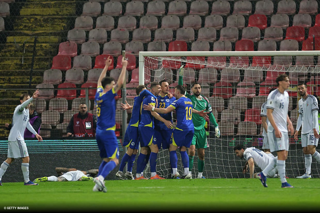 Bosnia elimina a Italia