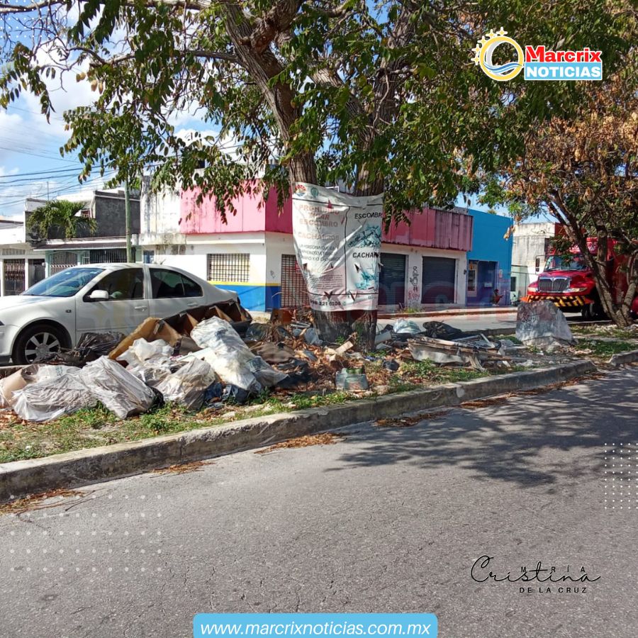 botadero clandestino en Cancún