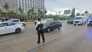 Accidente en el bulevar Colosio