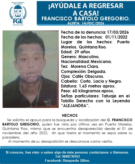 Activan fichas de búsqueda por la desaparición de 11 personas en Quintana Roo