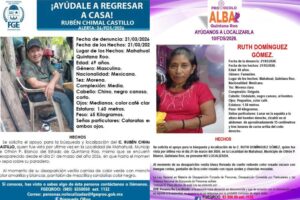 Levantan a abuelitos en Mahahual; Fiscalía activa fichas de búsqueda