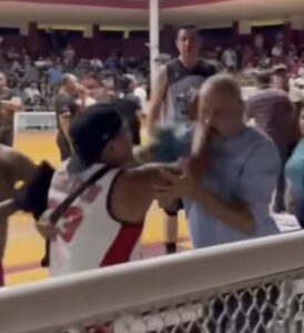 Violencia en partido de baloncesto en Cozumel: pelea entre Fuerza Isleña y Roosters termina en caos