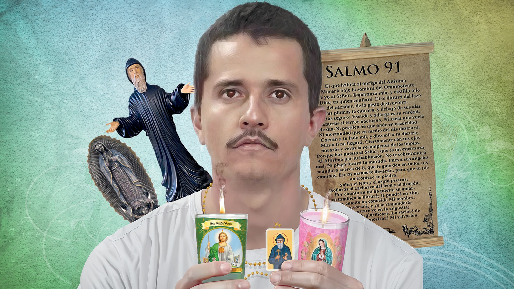 Mencho devoto a San Judas Tadeo