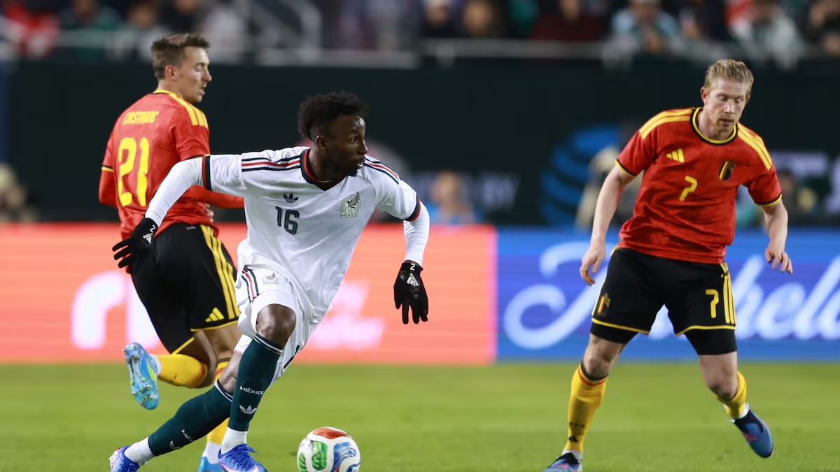 México empata con Bélgica