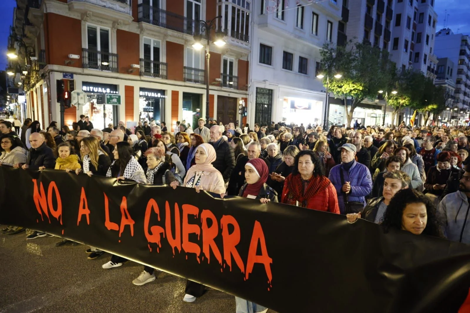 No a la guerra Valencia