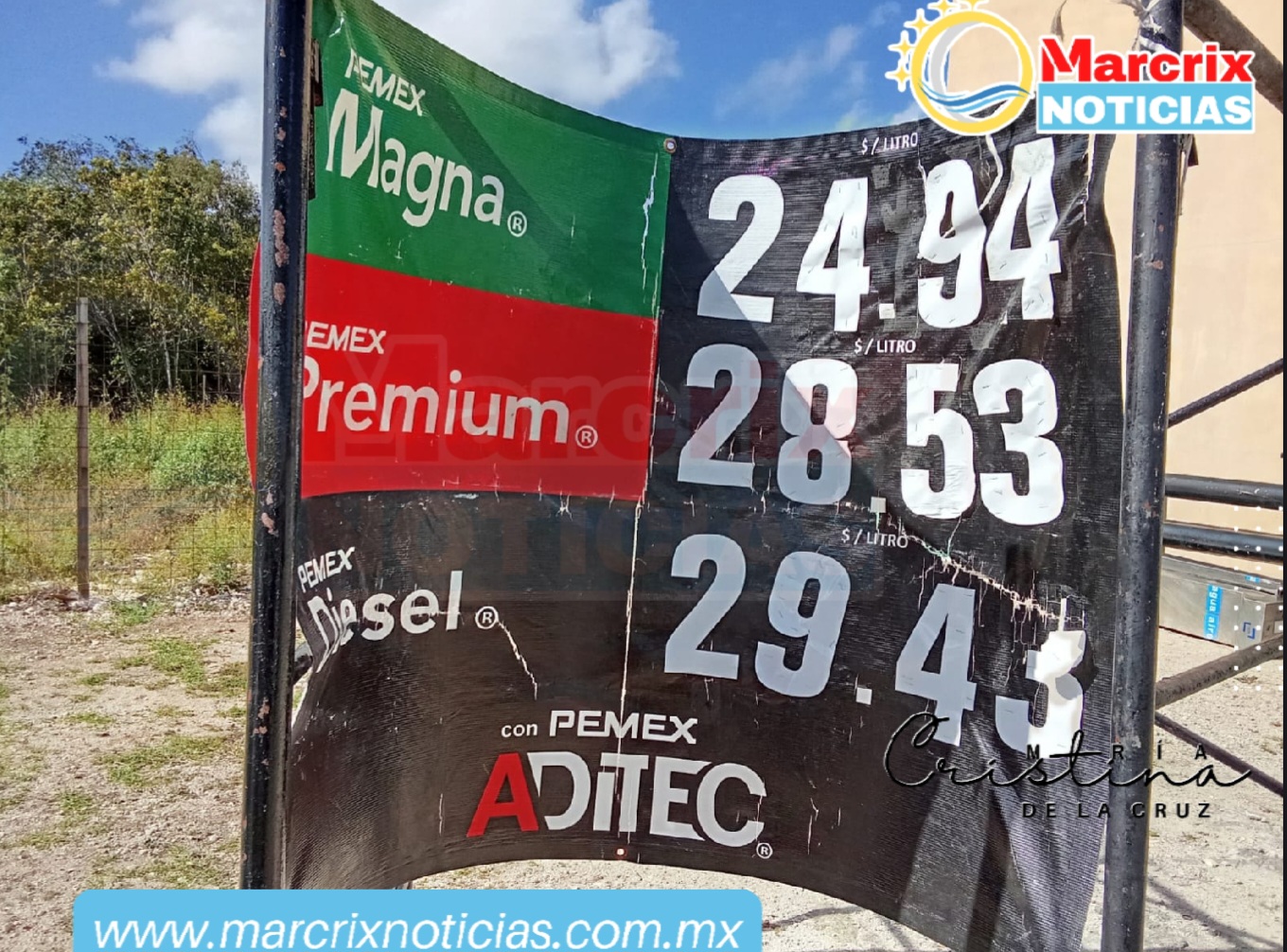 Precio del diésel alcanza su máximo histórico en Quintana Roo