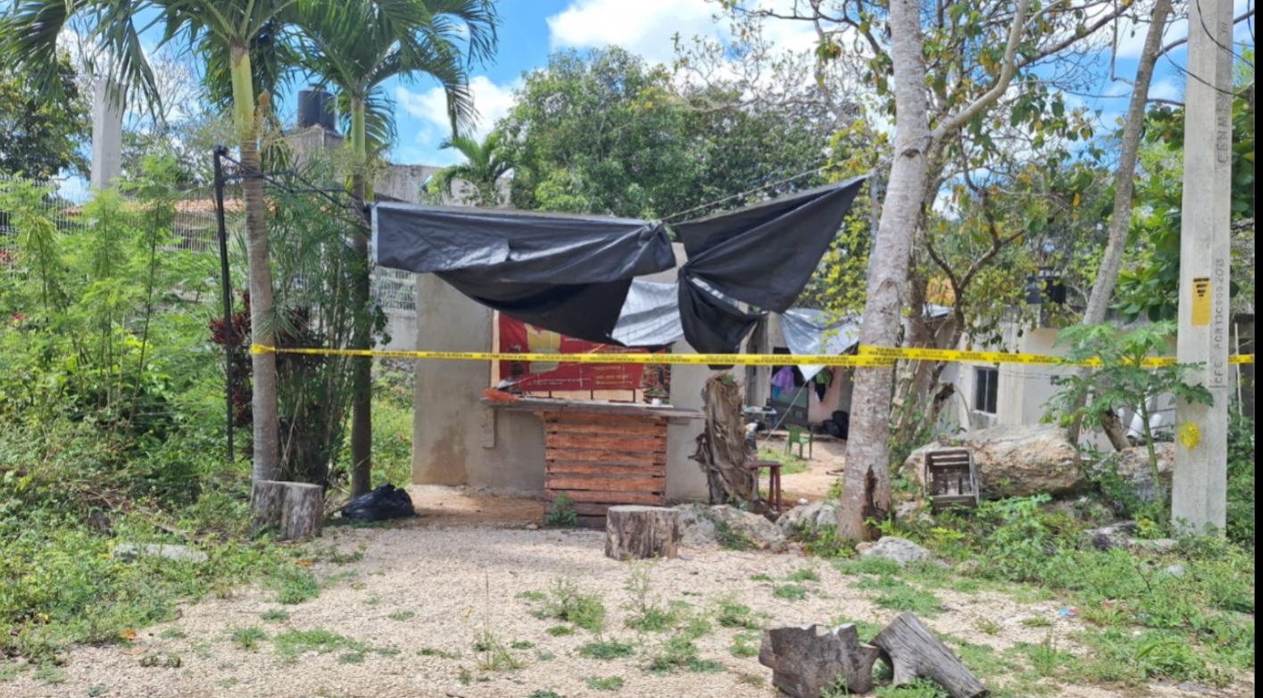 Aseguran presunto punto de venta de narcóticos en cateo en Felipe Carrillo Puerto