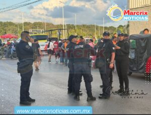 Riña en Cancún, entre mototaxistas de la FESOC e Isla-Cun