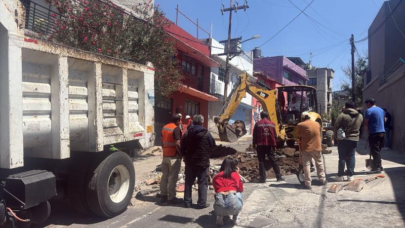 Socavon en Iztapalapa
