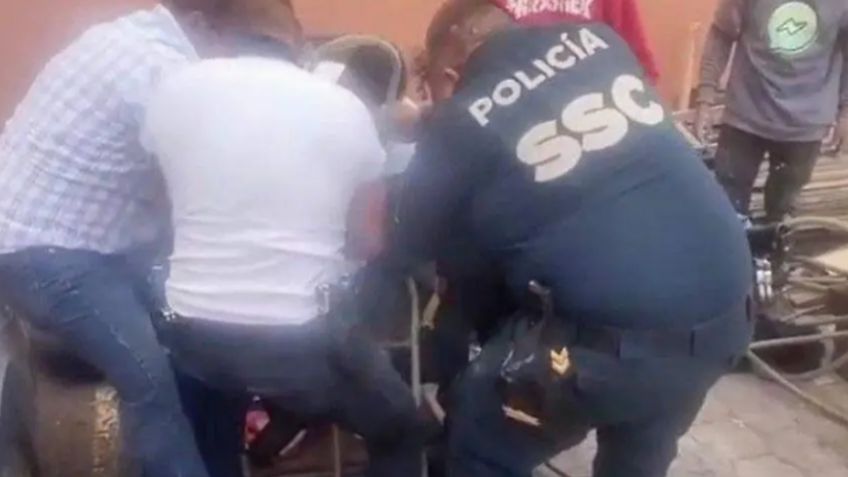 Rescatan a tres trabajadores intoxicados de una cisterna en Tlalpan