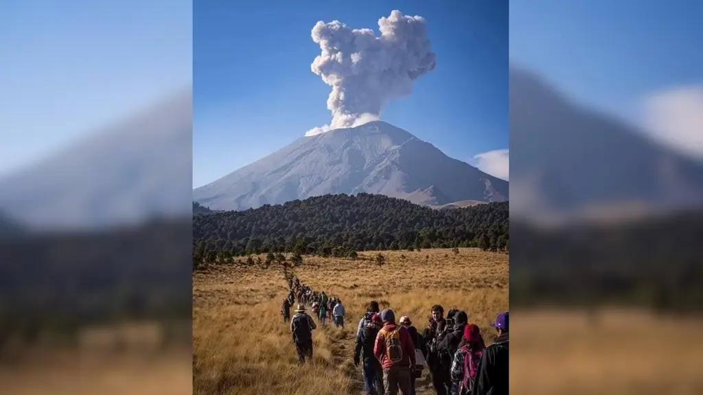 celebran el cumpleaños del Popocatépetl
