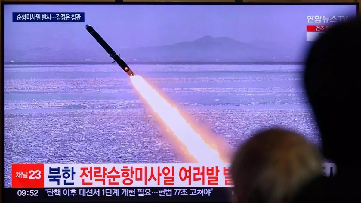 Misil balistico costa del Mar Amarillo, en Corea del Norte. / Europa Press