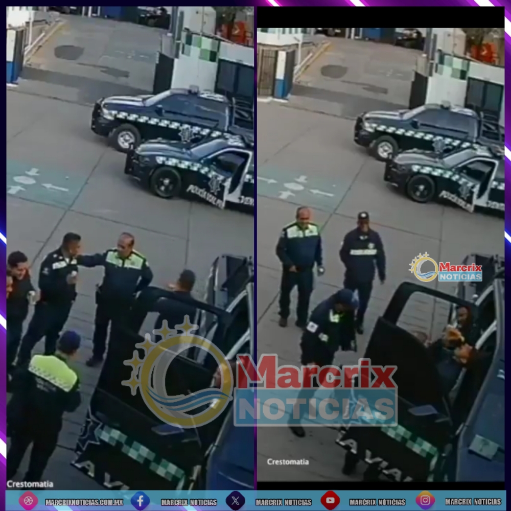 Captan a policías bebiendo alcohol en las  patrullas en Zacatecas