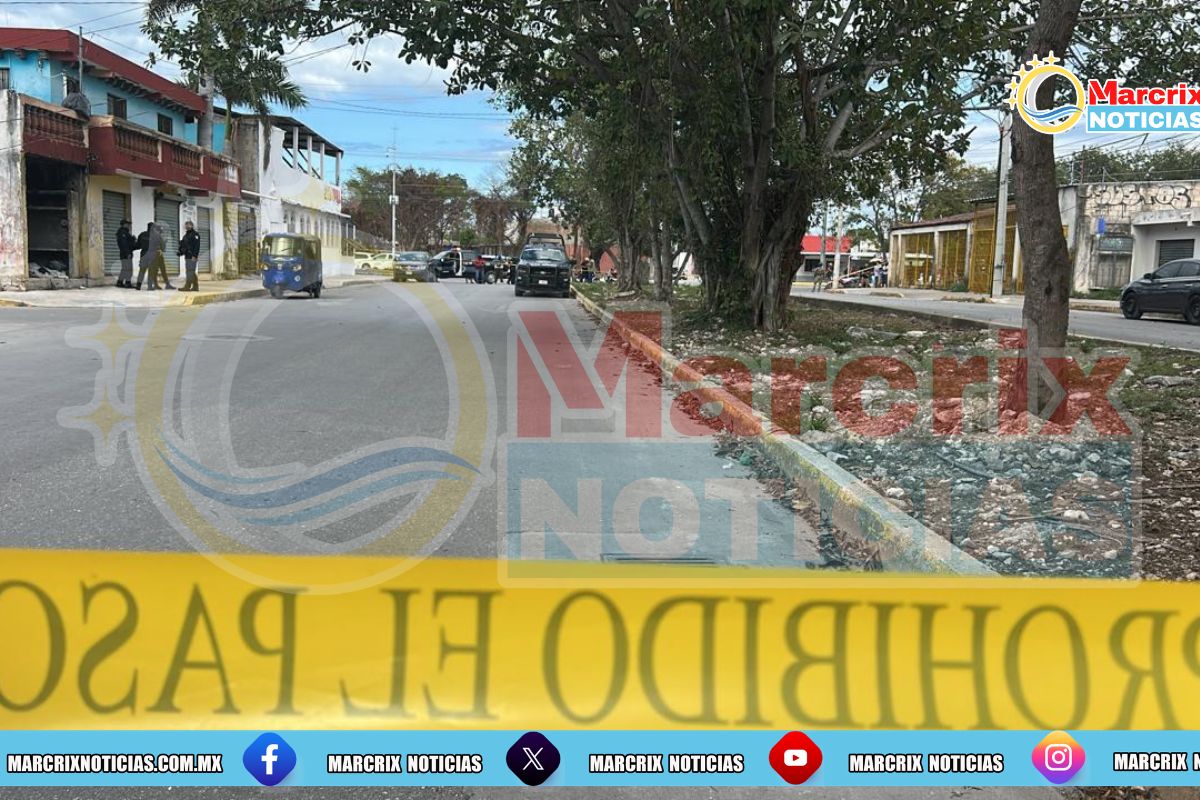 Balean a hombre en Chetumal