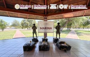 Decomisa Marina 265 kilogramos de cocaína frente a las costas de Michoacán 