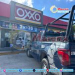 Robo a Oxxo en Cancún deja empleados amagados con cuchillo