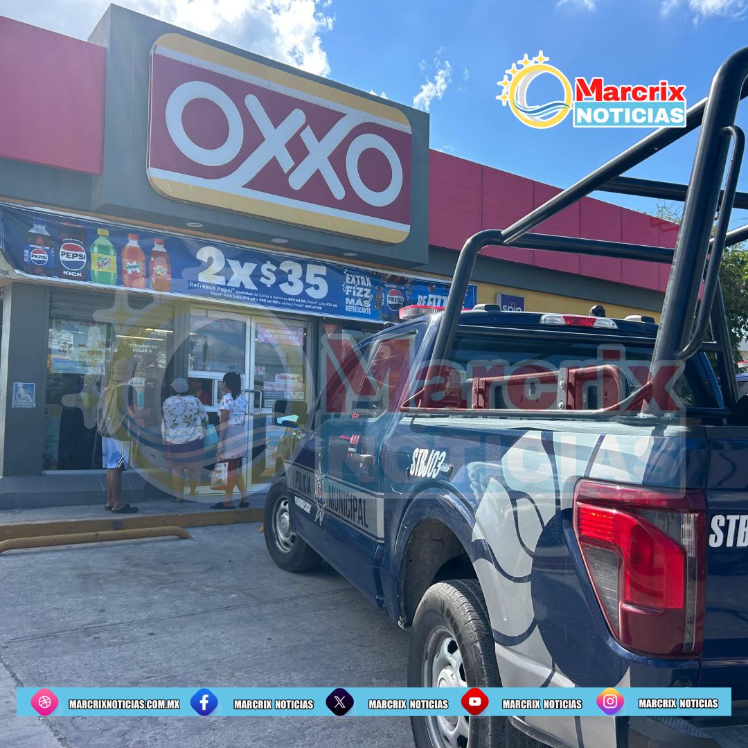 Robo en Oxxo de Cancún