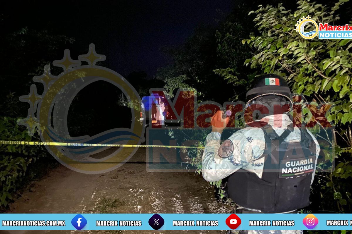 Autoridades de seguridad localizaron los cuerpos de dos hombres con heridas de bala en un camino de terracería de Cancún.