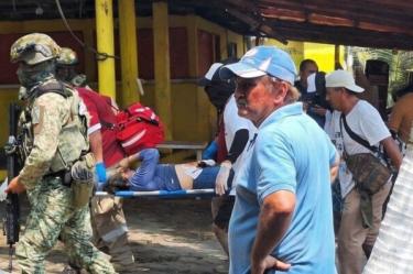 Balacera en playa de Veracruz deja tres heridos