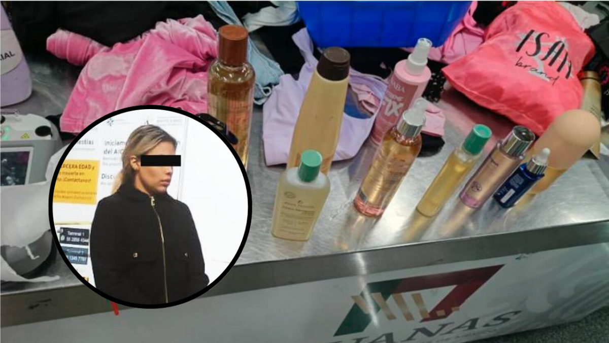 Colombiana detenida con droga en su maleta