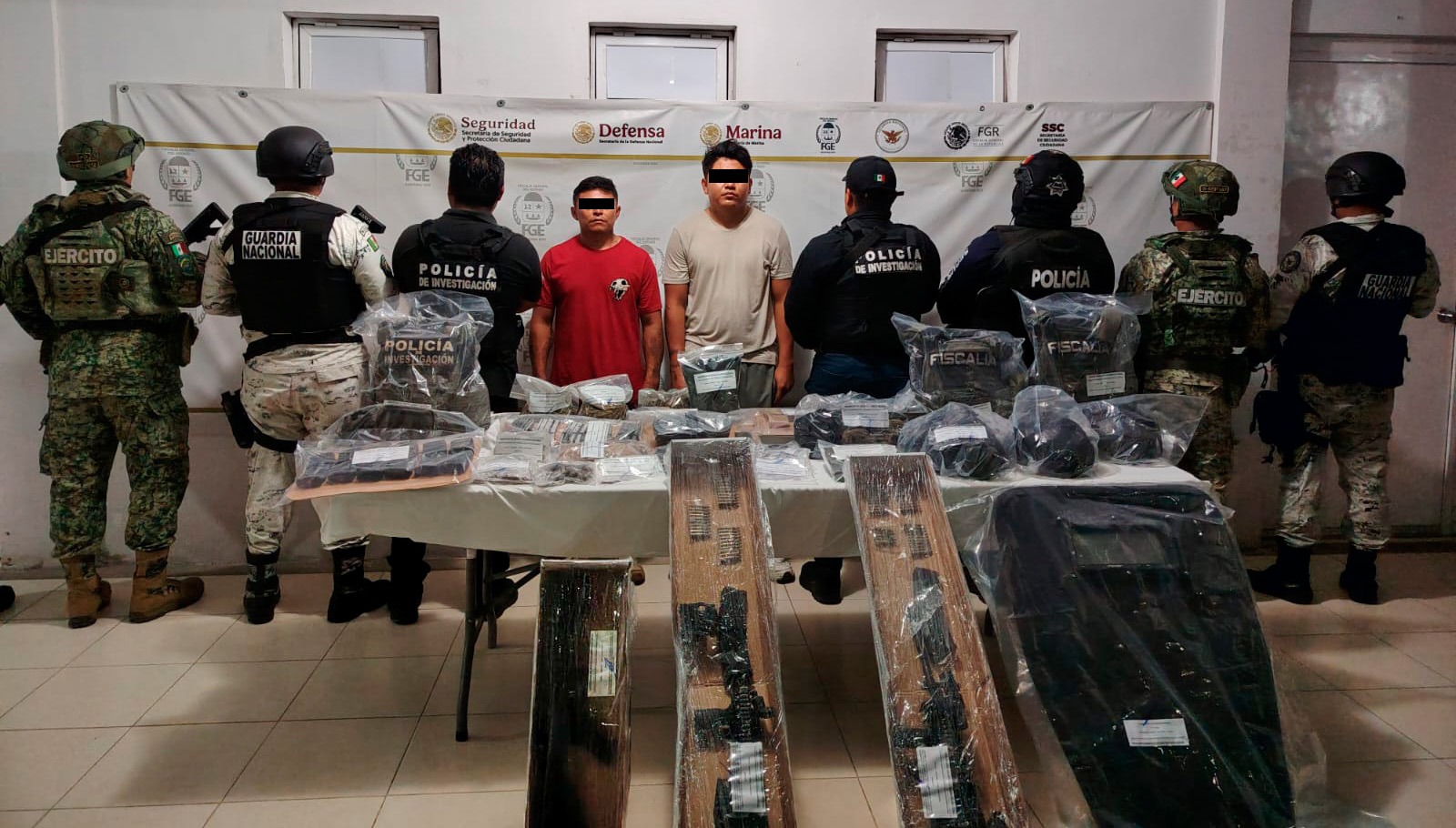 Detienen a dos presuntos criminales en José María Morelos