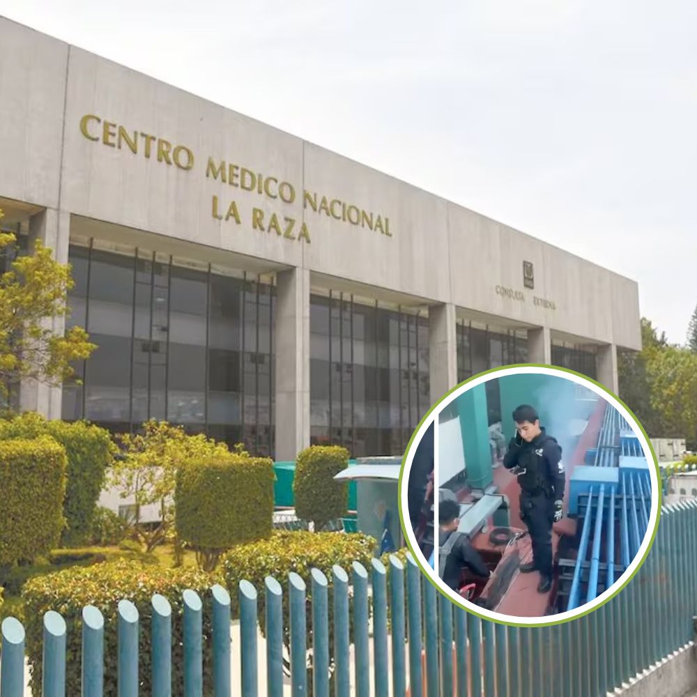 Incendio en el Hospital La Raza en CDMX