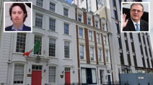 El hijo de Ebrard vivió meses en la embajada de Londres con servicios del erario