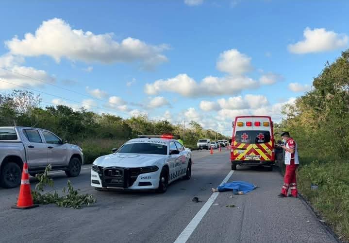 Auto fantasma atropella a dos adolescentes en Felipe Carrillo Puerto, ambos pierden la vida