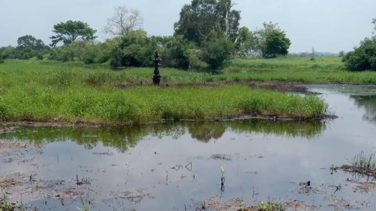 Foga en pozo de PEMEX en Veracruz.