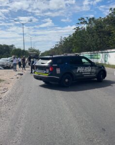 Choque en la avenida Colosio de Playa del Carmen deja un herido 