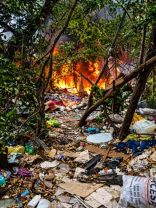 Incendio en Playa del Carmen