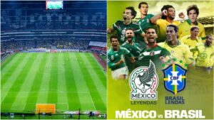 Operativo vial por el Partido de leyendas México vs Brasil
