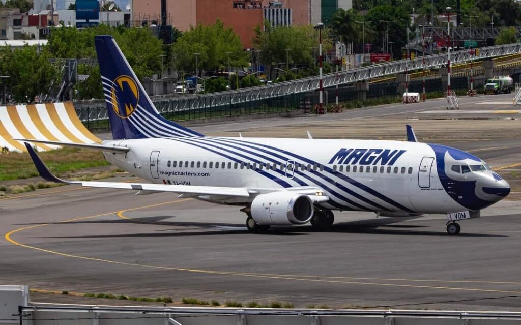 Magnicharters está en riesgo de perder su concesión aérea por falta de solvencia