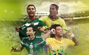 Ronaldinho y Oribe Peralta encabezan histórica fiesta en el Estadio Azteca